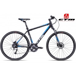 Cross kolo TRANZ 2.0 CTM 2017 černé modré cross trekingové kolo