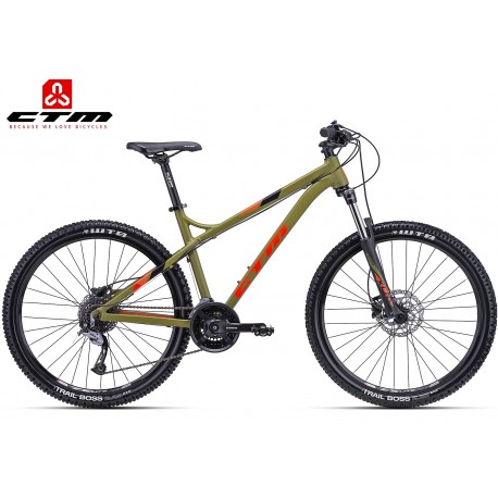 CTM ZEPHYR 2018 horské enduro mtb kolo olivové oranžové