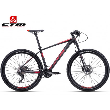 CTM Caliber 2.0 2018 mtb horské kolo černé červené