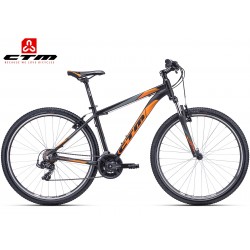 CTM Rein 1.0 2018 černé oranžové horské mtb kolo