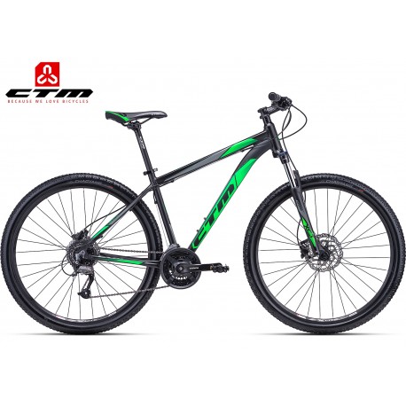 CTM Rein 3.0 2018 černé zelené horské mtb kolo