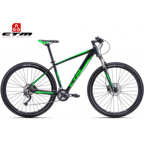 CTM RAMBLER 2.0 2018 horské mtb kolo černé zelené