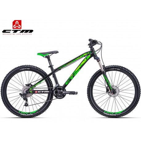 CTM RAPTOR 2.0 2018 černé zelené horské kolo