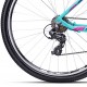 Ctm Christine 1.0 2019 dámské horské kolo černé tyrkysově modrá aqua