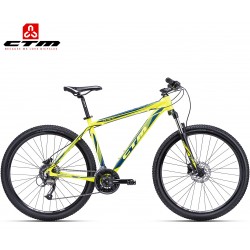 CTM Flag 3.0 2019 limetkově žluté modré horské mtb kolo 27,5"