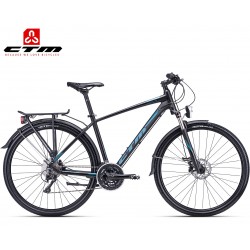 Cross trekingové kolo STARK 3.0 CTM 2019 černé šedé