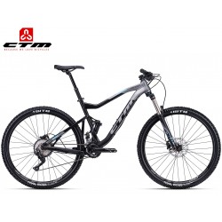 RIDGE CTM 2019 černé šedé celodpružené full enduro kolo 29"