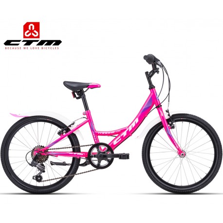 CTM MAGGIE 2.0 2020 růžové fialové dětské dívčí kolo