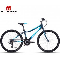 Berry 1.0 CTM 2020 modré černé dětské kolo 24 velikost rámu 13"