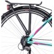 CTM Bora 1.0 2020 modré růžové dámské kolo s blatníky a nosičem