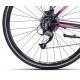 CTM Bora 2.0 2020 černé růžové dámské kolo s blatníky a nosičem