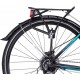 CTM Bora 2.0 2020 černé tyrkysové dámské kolo s blatníky a nosičem