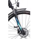 CTM Bora 2.0 2020 černé tyrkysové dámské kolo s blatníky a nosičem