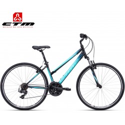 JESSIE CTM 2020 černé modré dámské kolo treking / cross