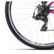 JESSIE CTM 2020 černé růžové dámské kolo s blatníky a nosičem
