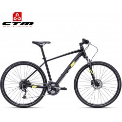 Cross trekingové kolo STARK 1.0 CTM 2020 černé žluté