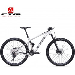 RIDGE Xpert CTM 2020 celodpružené full enduro kolo 29" stříbrné černé